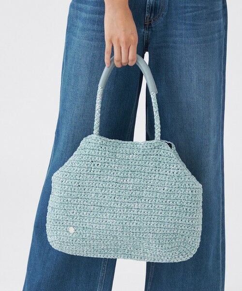 TRANS WORK / トランスワーク メッセンジャーバッグ・ウエストポーチ | モール糸編みバッグ | 詳細2