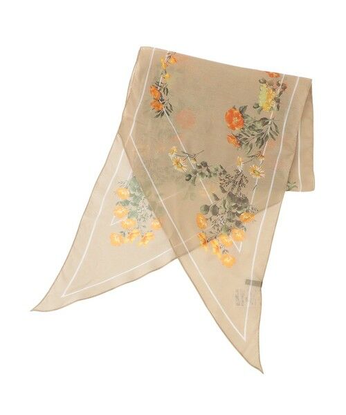 TRANS WORK / トランスワーク マフラー・ショール・スヌード・ストール | 【ウォッシャブル】シルク混剣先ストール | 詳細7