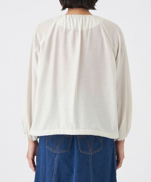 TRANS WORK / トランスワーク ノーカラージャケット | 【ウォッシャブル】シアータンブラーブルゾン | 詳細5