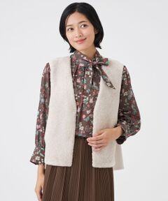 TRANS WORK / トランスワーク ノーカラージャケット | 【ウォッシャブル】シンセティックファージレ