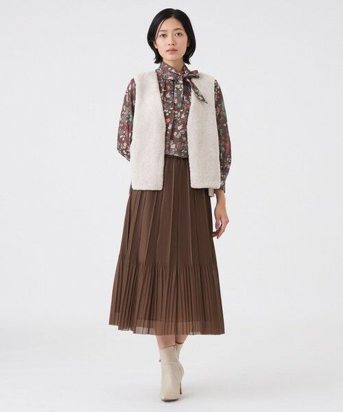 TRANS WORK / トランスワーク ノーカラージャケット | 【ウォッシャブル】シンセティックファージレ | 詳細2