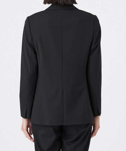 TRANS WORK / トランスワーク ノーカラージャケット | 【美シリーズ・セットアップ対応・ウォッシャブル】プレミアムジャージジャケット | 詳細5