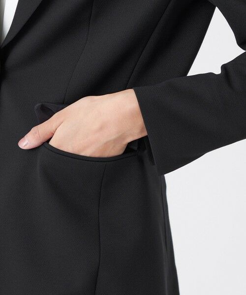 TRANS WORK / トランスワーク ノーカラージャケット | 【美シリーズ・セットアップ対応・ウォッシャブル】プレミアムジャージジャケット | 詳細6