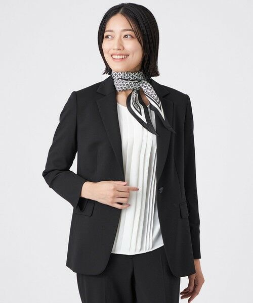 TRANS WORK/トランスワーク 【美シリーズ・セットアップ対応・ウォッシャブル】プレミアムジャージジャケット ネイビー4 42 TRANS WORK/トランスワーク 【美シリーズ・セットアップ対応・ウォッシャブル】プレミアムジャージジャケット ネイビー4 42