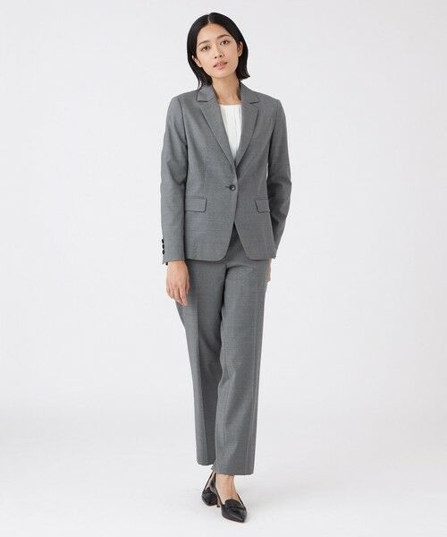 TRANS WORK / トランスワーク ノーカラージャケット | 【美シリーズ】パワーストレッチジャケット | 詳細1