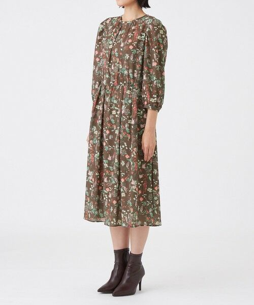 TRANS WORK / トランスワーク ロング・マキシ丈ワンピース | 【ウォッシャブル】BOHOプリントワンピース | 詳細3