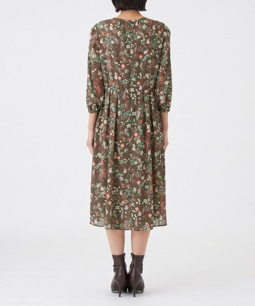 TRANS WORK / トランスワーク ロング・マキシ丈ワンピース | 【ウォッシャブル】BOHOプリントワンピース | 詳細4