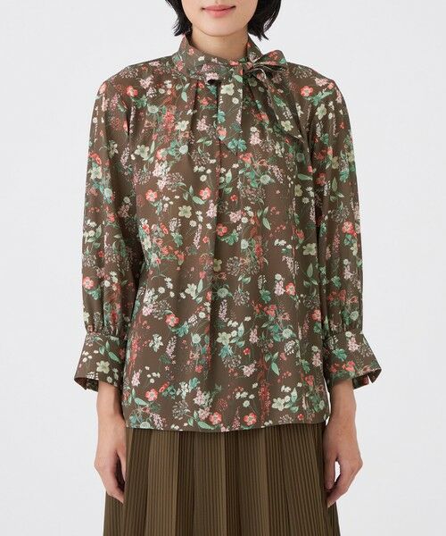 TRANS WORK / トランスワーク シャツ・ブラウス | 【ウォッシャブル】BOHOプリントブラウス | 詳細4