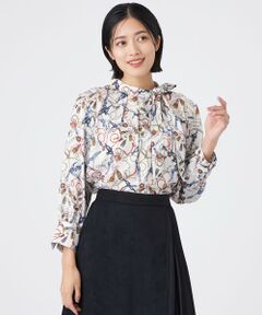 TRANS WORK / トランスワーク シャツ・ブラウス | 【ウォッシャブル】タッセルプリント