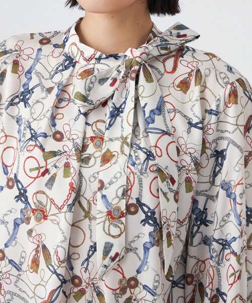 TRANS WORK / トランスワーク シャツ・ブラウス | 【ウォッシャブル】タッセルプリント | 詳細6