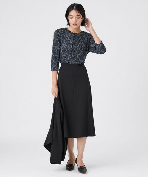 TRANS WORK / トランスワーク シャツ・ブラウス | 【吸水速乾・UV・接触冷感・ウォッシャブル】ビットエアファインブラウス | 詳細1