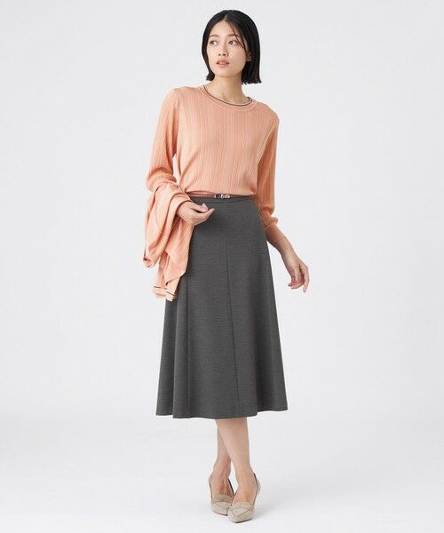 TRANS WORK / トランスワーク ニット・セーター | 【ウォッシャブル】バイカラーニット | 詳細1