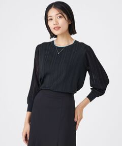 TRANS WORK / トランスワーク ニット・セーター | 【ウォッシャブル】バイカラーニット