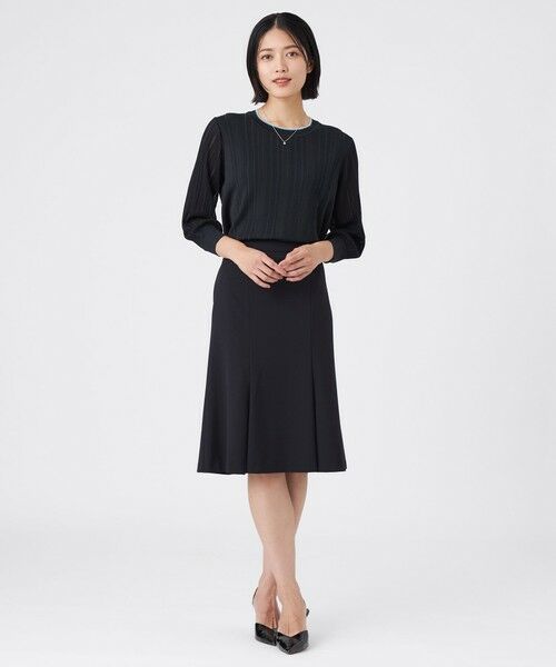 TRANS WORK / トランスワーク ニット・セーター | 【ウォッシャブル】バイカラーニット | 詳細1