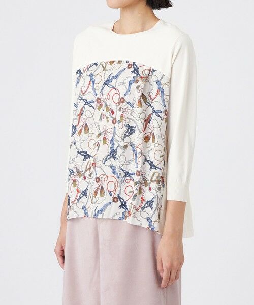 TRANS WORK / トランスワーク ニット・セーター | 【ウォッシャブル】タッセルプリント | 詳細3