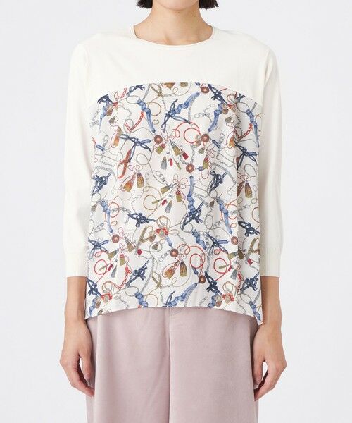 TRANS WORK / トランスワーク ニット・セーター | 【ウォッシャブル】タッセルプリント | 詳細2