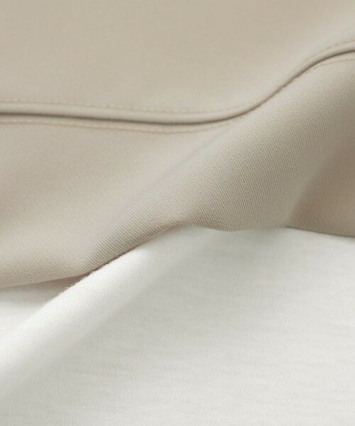 TRANS WORK / トランスワーク カットソー | 【ウォッシャブル】ドライダブルクロス×スムースコンビカットソー | 詳細9