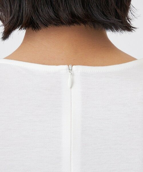 TRANS WORK / トランスワーク カットソー | 【ウォッシャブル】ドライダブルクロス×スムースコンビカットソー | 詳細6