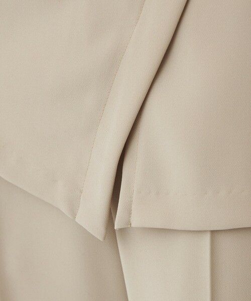 TRANS WORK / トランスワーク カットソー | 【ウォッシャブル】ドライダブルクロス×スムースコンビカットソー | 詳細8