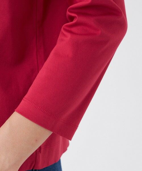 TRANS WORK / トランスワーク カットソー | 【ウォッシャブル】コーコランバイオスムースプリントTシャツ | 詳細8