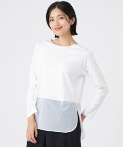 TRANS WORK / トランスワーク カットソー | 【ウォッシャブル】セルローススムースカットソー