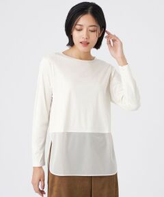 TRANS WORK / トランスワーク カットソー | 【ウォッシャブル】セルローススムースカットソー