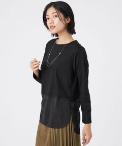 TRANS WORK / トランスワーク カットソー | 【ウォッシャブル】セルローススムースカットソー