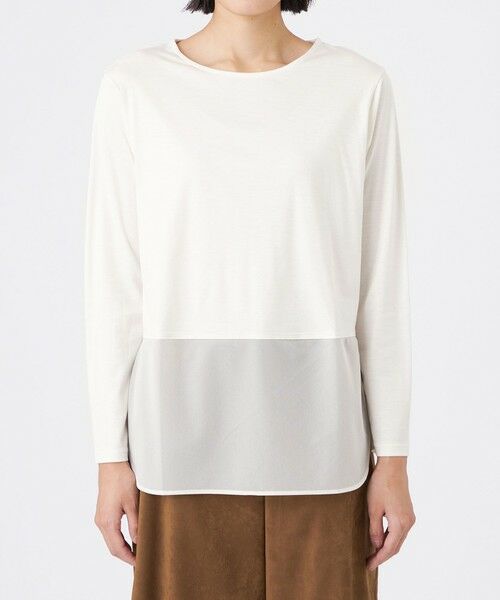 TRANS WORK / トランスワーク カットソー | 【ウォッシャブル】セルローススムースカットソー | 詳細4