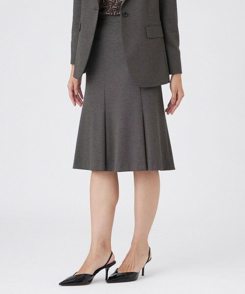 TRANS WORK/トランスワーク 【美シリーズ・セットアップ対応・ウォッシャブル】プレミアムジャージ グレー4 40 TRANS WORK/トランスワーク 【美シリーズ・セットアップ対応・ウォッシャブル】プレミアムジャージ グレー4 40