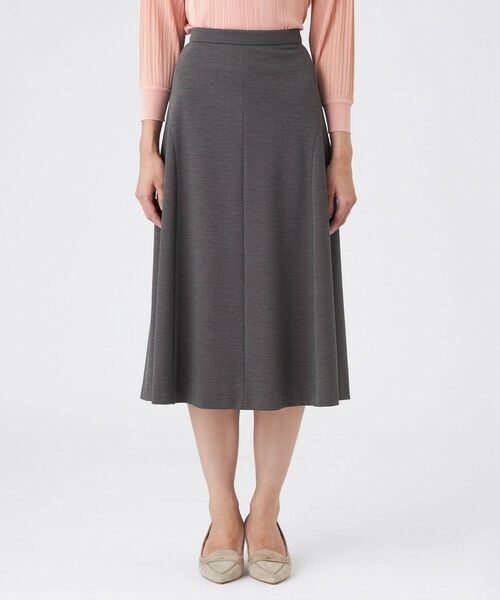 TRANS WORK / トランスワーク ロング・マキシ丈スカート | 【美シリーズ・セットアップ対応・ウォッシャブル】プレミアムジャージスカート | 詳細4