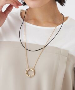 TRANS WORK / トランスワーク ネックレス・ペンダント・チョーカー | ビジューリングネックレス（コード付き）