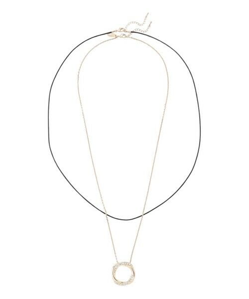 TRANS WORK / トランスワーク ネックレス・ペンダント・チョーカー | ビジューリングネックレス（コード付き） | 詳細9