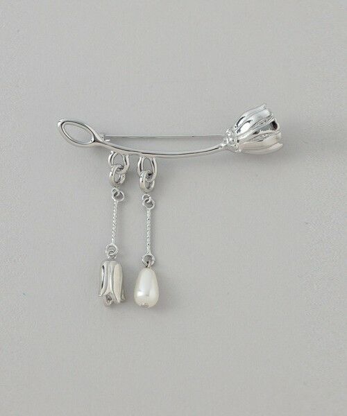 TRANS WORK / トランスワーク ネックレス・ペンダント・チョーカー | つぼみ樹脂パールブローチ | 詳細5