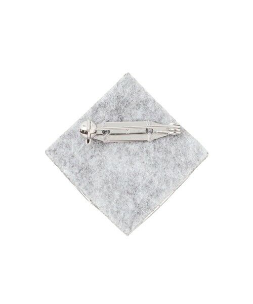 TRANS WORK / トランスワーク ネックレス・ペンダント・チョーカー | フェルト幾何ブローチ | 詳細1