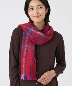 TRANS WORK / トランスワーク マフラー・ショール・スヌード・ストール | 【ウォッシャブル】インポートモヘヤ混マフラー