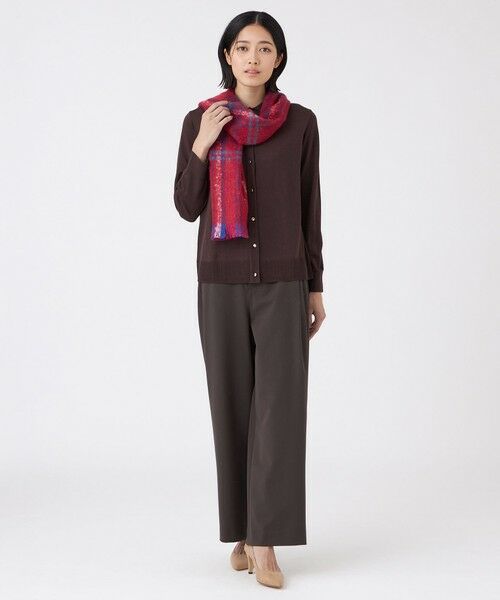 TRANS WORK / トランスワーク マフラー・ショール・スヌード・ストール | 【ウォッシャブル】インポートモヘヤ混マフラー | 詳細1