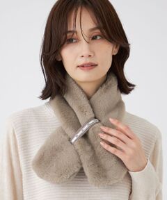 TRANS WORK / トランスワーク マフラー・ショール・スヌード・ストール | 【ウォッシャブル】フェイクファーティペット