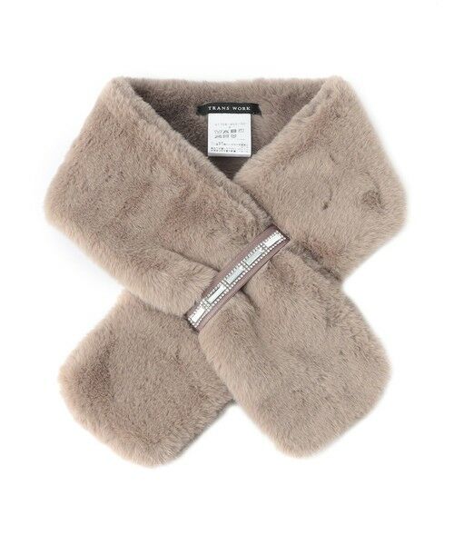 TRANS WORK / トランスワーク マフラー・ショール・スヌード・ストール | 【ウォッシャブル】フェイクファーティペット | 詳細10