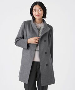 TRANS WORK / トランスワーク その他アウター | カシミヤ混メルトンウールコート