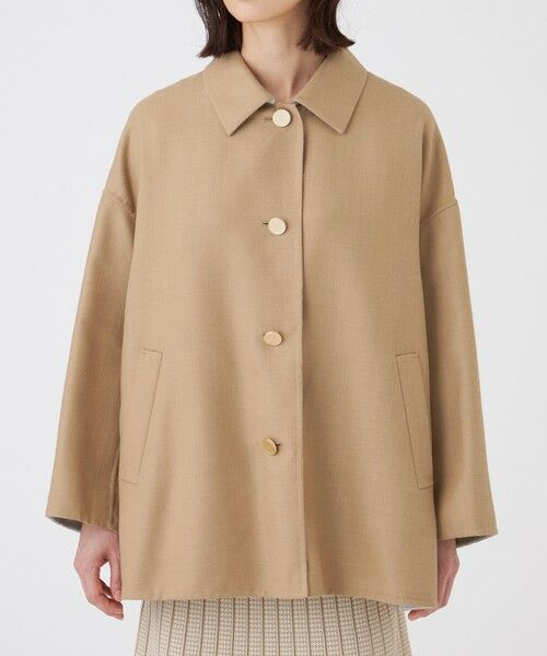 TRANS WORK / トランスワーク その他アウター | 梳毛リバーコート | 詳細4