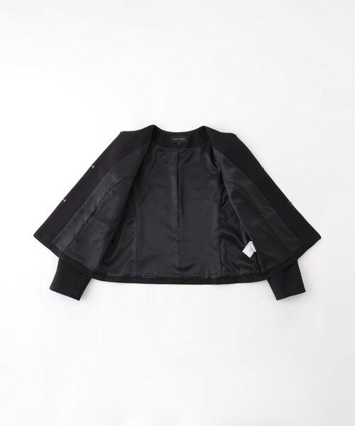 TRANS WORK / トランスワーク ノーカラージャケット | 【ウォッシャブル】ペーパーヤーンファンシージャケット | 詳細9