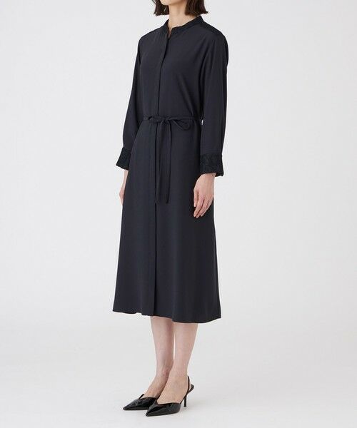 TRANS WORK / トランスワーク ロング・マキシ丈ワンピース | 【ウォッシャブル】プライムジョーゼットワンピース | 詳細4