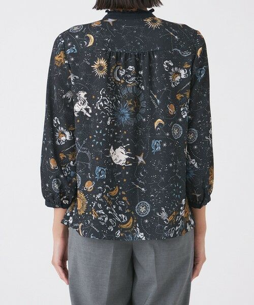 TRANS WORK / トランスワーク シャツ・ブラウス | 【ウォッシャブル】コスモ柄プリントブラウス | 詳細5