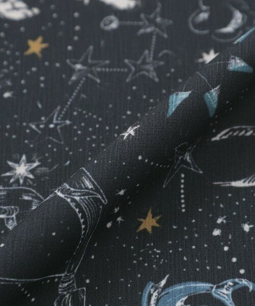 TRANS WORK / トランスワーク シャツ・ブラウス | 【ウォッシャブル】コスモ柄プリントブラウス | 詳細8