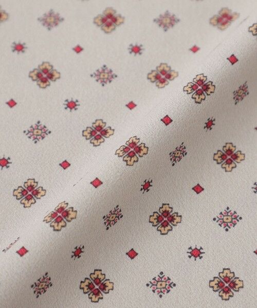 TRANS WORK / トランスワーク シャツ・ブラウス | 【ウォッシャブル】ジオメトリックプリントブラウス | 詳細12