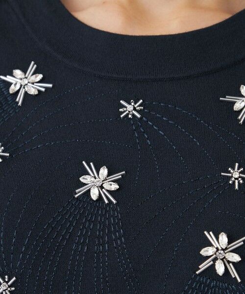 TRANS WORK / トランスワーク ニット・セーター | 【ウォッシャブル】ビジューニットプルオーバー | 詳細6