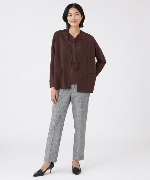 TRANS WORK / トランスワーク ニット・セーター | 【ウォッシャブル】エクストラファインウールカーディガン | 詳細4