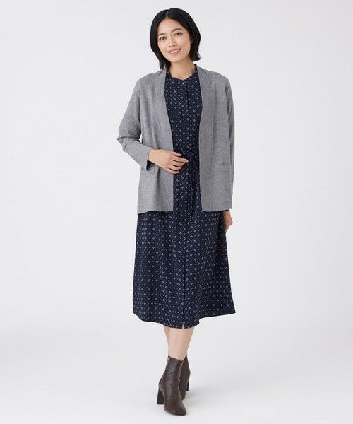 TRANS WORK / トランスワーク ニット・セーター | 【ウォッシャブル】エクストラファインウールカーディガン | 詳細1