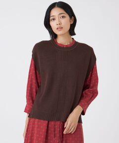 TRANS WORK / トランスワーク ニット・セーター | 【ウォッシャブル】エクストラファインウールジレ