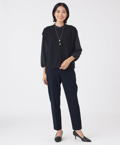 TRANS WORK / トランスワーク ニット・セーター | 【ウォッシャブル】エクストラファインウールジレ | 詳細4